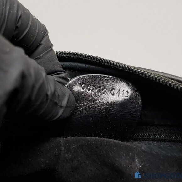 Authentic Vintage Gucci Crossbody Smooth Black Leather Purse w/ COA - Picture 16 of 16